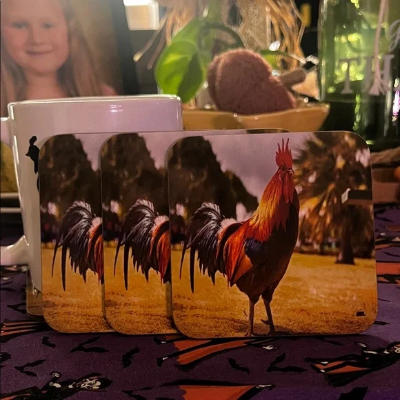 Colorful Rooster Coaster - Picture 8 of 11